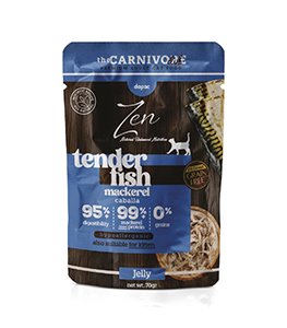 ZEN CAT TENDER FISH CABALLA EN GELATINA 70 gr.